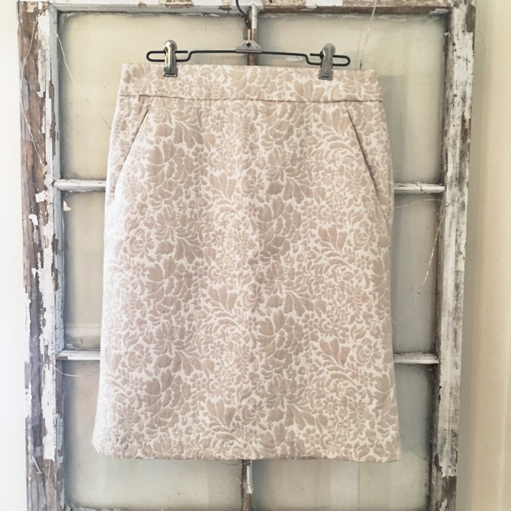 Old Navy, Brocade Skirt with Pockets, Size 8